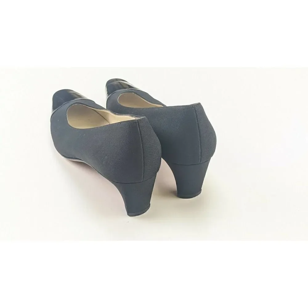 Salvatore Ferragamo Florence Sz 7 Block Heel 2A‎